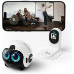 Robot insotitor Enabot EBO Max FamilyBot cu camera de supraveghere pentru interior, 4K, 8MP, 2500 mAh, Autonomie 6h, WiFi, Alb 4 - lerato.ro