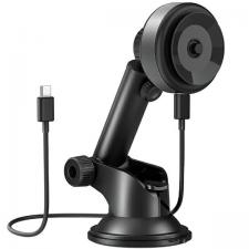 Accesorii auto, Suport auto ENERGEA AirLock, Dashboard Mount, Compatibil MagSafe, Incarcare Wireless 15W, Negru, lerato.ro