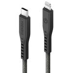 Cablu pentru incarcare si transfer de date ENERGEA Flow C94, USB-C la Lightning, 60W, 3A, 480Mbps, 1.5m, Negru 3 - lerato.ro