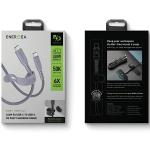 Cablu pentru incarcare si transfer de date ENERGEA Flow, USB-C la USB-C, 240W, 5A, 480Mbps, 1.5m, Mov 7 - lerato.ro