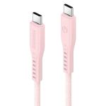 Cablu pentru incarcare si transfer de date ENERGEA Flow, USB-C la USB-C, 240W, 5A, 480Mbps, 1.5m, Roz 3 - lerato.ro