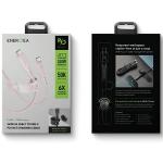 Cablu pentru incarcare si transfer de date ENERGEA Flow, USB-C la USB-C, 240W, 5A, 480Mbps, 1.5m, Roz 7 - lerato.ro