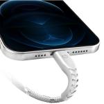 Cablu pentru incarcare si transfer de date ENERGEA Nyloflex C89, USB-A la Lightning, 3A, 480Mbps, 1.5m, Alb 5 - lerato.ro