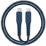 Cablu pentru incarcare si transfer de date ENERGEA Nyloflex C94, USB-C la Lightning, 3A, 480Mbps, 1.5m, Albastru 2 - lerato.ro