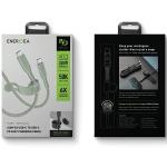 Cablu pentru incarcare si transfer de date ENERGEA Flow, USB-C la USB-C, 240W, 5A, 480Mbps, 1.5m, Verde 7 - lerato.ro