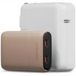 Incarcator retea Energea TravelWorld Edge, 65W, 3A, 2xUSB-C, Gold 3 - lerato.ro