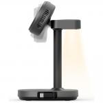 Statie de incarcare 4 in 1 Energea MagArctic, Compatibil MagSafe, Wireless Charging, PD 18W, 3A, USB-C, Gri 7 - lerato.ro