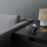 Incarcator Wireless Bazic GoMag Trio Plus Compact 3in1, Compatibil MagSafe, Putere 15W, 3A, USB-C, Gri 7 - lerato.ro