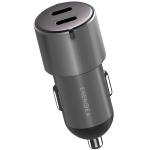Incarcator auto ENERGEA Alu Drive D60, 2xUSB-C, 66W, 3A, Negru 2 - lerato.ro