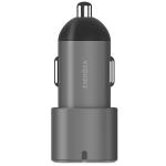 Incarcator auto ENERGEA Alu Drive D60, 2xUSB-C, 66W, 3A, Negru 3 - lerato.ro
