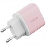 Incarcator retea Bazic GoPort Velox, 35W, 3A, 1xUSB-C / 1xUSB-A, Fast Charging, Cablu USB-C/USB-C inclus, Roz 4 - lerato.ro