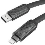 Cablu pentru incarcare si transfer de date ENERGEA Bazic GoCharge Alucable 4 in 1, USB-A / USB-C la USB-C / Lightning, 60W,  480Mbps, 1m, Negru 2 - lerato.ro