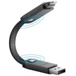 Cablu pentru incarcare si transfer de date ENERGEA Bazic GoCharge Alucable 4 in 1, USB-A / USB-C la USB-C / Lightning, 60W,  480Mbps, 15cm, Negru 4 - lerato.ro