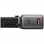 Incarcator retea Energea TravelGo, 35W, 3A, 1xUSB-C / 1xUSB-A, Fast Charging, Graphite Black 4 - lerato.ro