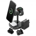 Incarcator Wireless Energea MagArctic Stand 4in1, Compatibil MagSafe, Putere 15W, 3A, USB-C, Gunmetal 6 - lerato.ro