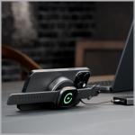 Incarcator Wireless Energea MagDuo Arc 2in1, Compatibil MagSafe, Putere 17.5W, 2.4A, USB-C, Gunmetal 8 - lerato.ro