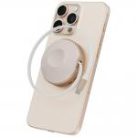 Incarcator Wireless Energea MagDuo Arc 2in1, Compatibil MagSafe, Putere 17.5W, 2.4A, USB-C, Gold 2 - lerato.ro