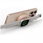 Incarcator Wireless Energea MagDuo Arc 2in1, Compatibil MagSafe, Putere 17.5W, 2.4A, USB-C, Gold 4 - lerato.ro