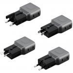 Incarcator retea Energea TravelGo, 45W, 3A, 2xUSB-C, Fast Charging, Graphite Black 3 - lerato.ro