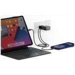 Incarcator retea Energea TravelGo, 45W, 3A, 2xUSB-C, Fast Charging, Graphite Black 10 - lerato.ro