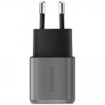 Incarcator retea Energea Ampcharge GaN20, 20W, 3A, 1xUSB-C / 1xUSB-A, Gunmetal 5 - lerato.ro