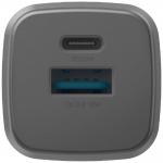 Incarcator retea Energea Ampcharge GaN20, 20W, 3A, 1xUSB-C / 1xUSB-A, Gunmetal 6 - lerato.ro
