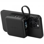 Baterie externa Energea MagPac Mini Plus, 10000mAh, 20W, Incarcare Wireless 15W, 1x USB-C, 2x Cablu USB-C, Negru 10 - lerato.ro