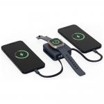 Baterie externa Energea MagPac Mini Plus, 10000mAh, 20W, Incarcare Wireless 15W, 1x USB-C, 2x Cablu USB-C, Albastru 6 - lerato.ro