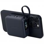 Baterie externa Energea MagPac Mini Plus, 10000mAh, 20W, Incarcare Wireless 15W, 1x USB-C, 2x Cablu USB-C, Albastru 10 - lerato.ro