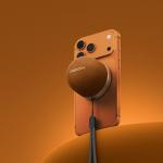 Boxa portabila wireless Energea MAGAUDIO GO cu MagSafe, 3W, Bluetooth 5.4, 550mAh, Autonomie 15h, Portocaliu 6 - lerato.ro