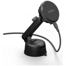 Accesorii auto, Suport auto ENERGEA Magarctic Drive, Air Vent / Dashboard / Windshield Mount, Compatibil MagSafe, Incararcare Wireless 25W, USB-C, Negru, lerato.ro