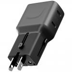 Incarcator retea Energea TravelGo Adapter, 2xUSB-C, 65W, 3A, Gunmetal 6 - lerato.ro