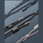 Snur pentru carcase 2 in 1 ENERGEA Lasso, Cablu USB-C la USB-C, 480Mbps, 240W, Lungime 1.5m, Albastru 8 - lerato.ro