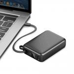 Baterie externa portabila Energea Integra Ultra 45 3C, 20000 mAh, 45W, 1xUSB-C, 1xUSB-A, 1xCablu USB-C, Gri 5 - lerato.ro