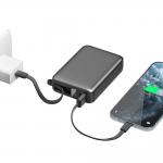 Baterie externa portabila Energea Integra Ultra 45 3C, 20000 mAh, 45W, 1xUSB-C, 1xUSB-A, 1xCablu USB-C, Gri 6 - lerato.ro