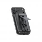 Baterie externa portabila Energea MagPac Pro 35S 3C cu MagSafe si Kickstand, 10000 mAh, PD 30W, Incarcare Wireless 15W, USB-C, Negru 2 - lerato.ro