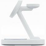 Incarcator Wireless 3 in 1 Energea GoMag Station 2 cu MagSafe, Incarcare Wireless 15W, USB-C, Alb 6 - lerato.ro