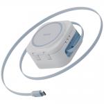 Incarcator Wireless 3 in 1 Energea Bazic GoMag Station Mini cu MagSafe, Pliabil, Incarcare Wireless 15W, Cablu USB-C incorporat, Alimentare USB-C, Alb 4 - lerato.ro