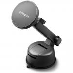 Suport auto  Energea Magdrive Kit cu MagSafe, Dashboard / Windshield / Air Vent Mount, Incarcare Wireless 15W, Alimentare USB-C, Negru 2 - lerato.ro