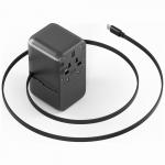 Adaptor retea Energea TravelWorld GAN85, 1x USB-A, 3x USB-C, 1x Cablu USB-C, 85W, Compatibil cu prize EU/UK/US/AU, Gunmetal 3 - lerato.ro