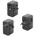 Adaptor retea Energea TravelWorld GAN85, 1x USB-A, 3x USB-C, 1x Cablu USB-C, 85W, Compatibil cu prize EU/UK/US/AU, Gunmetal 5 - lerato.ro