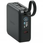 Baterie externa portabila Energea MagPac Mini Plus, 10000 mAh, 20W, Incarcare Wireless 15W, 1x USB-C, 2x Cablu USB-C, Negru 2 - lerato.ro