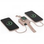 Baterie externa portabila Energea MagPac Mini Plus, 10000 mAh, 20W, Incarcare Wireless 15W, 1x USB-C, 2x Cablu USB-C, Roz 6 - lerato.ro