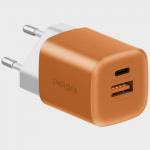 Incarcator retea Energea Ampcharge GaN35, 1xUSB-C, 1xUSB-A, 35W, 3A, Portocaliu 4 - lerato.ro