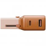 Incarcator retea Energea TravelGo, 35W, 3A, 1xUSB-C / 1xUSB-A, Fast Charging, Portocaliu 4 - lerato.ro