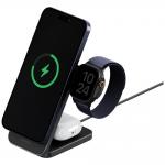 Statie de incarcare 3 in 1 Energea MagTrio 2, Wireless Charging, PD 22.5W, USB-C, Gunmetal 2 - lerato.ro