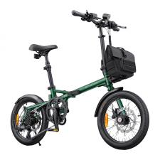 Bicicleta asistata electric ENGWE ZIP, Motor 250W, 40Nm, 3 niveluri asistenta, 7 viteze, Autonomie 85 km, Suspensie sa, Verde