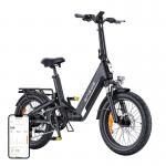 Bicicleta asistata electric ENGWE L20 3.0 BOOST, Motor 250W, 75Nm, 5 niveluri asistenta, 7 viteze, Autonomie 120 km, Suspensie completa, Negru 3 - lerato.ro
