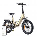 Bicicleta asistata electric ENGWE L20 3.0 BOOST, Motor 250W, 75Nm, 5 niveluri asistenta, 7 viteze, Autonomie 120 km, Suspensie completa, Gold 4 - lerato.ro