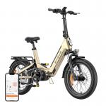 Bicicleta asistata electric ENGWE L20 PRO 3.0, Motor 250W, 100Nm, 5 niveluri asistenta, 7 viteze, Autonomie 140 km, Suspensie completa, Gold 3 - lerato.ro